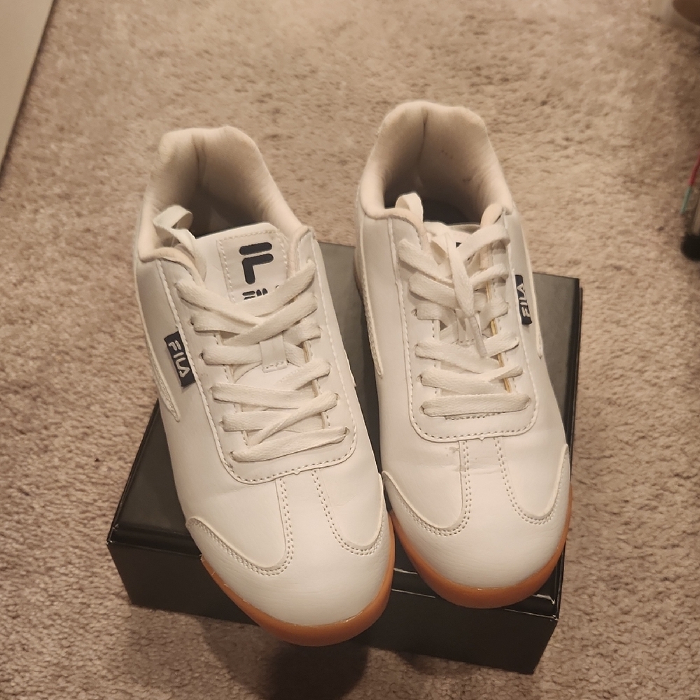Fila White Athletic Shoes